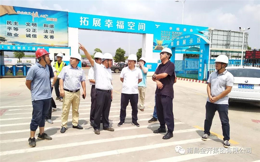 金开球友会手机版董事长胡顺明现场调研技术协同创新园项目