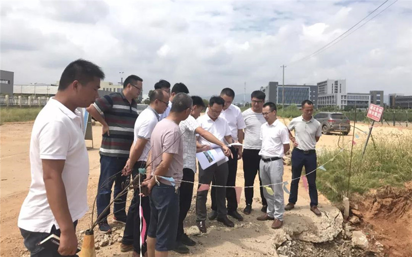 金开球友会手机版组织开展在建项目检查调研工作