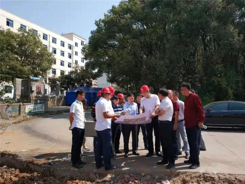 区党工委副书记程建兵前往球友会手机版在建项目开展调研工作