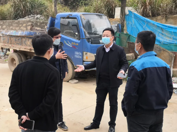 球友会手机版副总经理胡许亮深入豫章、昌麦采石场现场调研