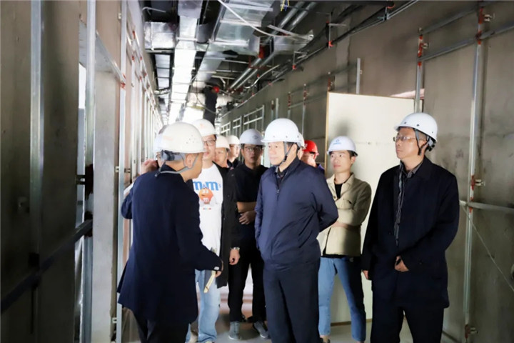 球友会手机版党委书记、董事长谢荣华调研球友会手机版重大重点项目