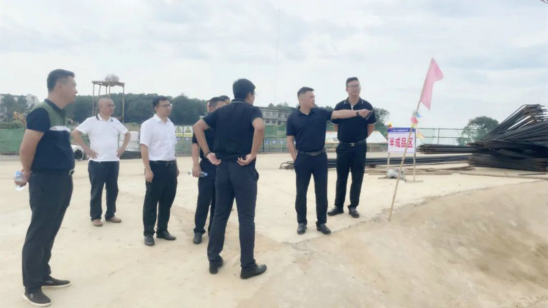 李茶根调研督导球友会手机版重点项目建设及安全生产工作
