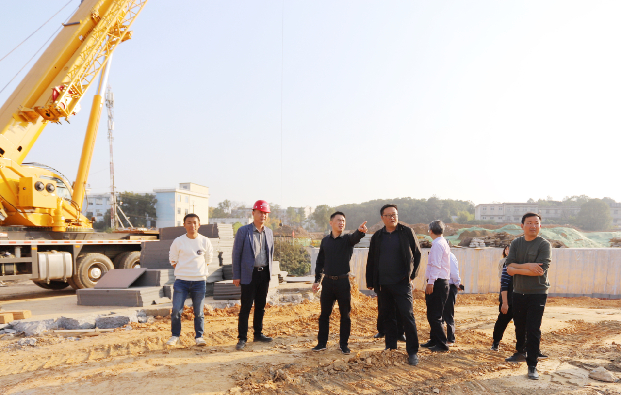 李茶根调研球友会手机版路网项目建设